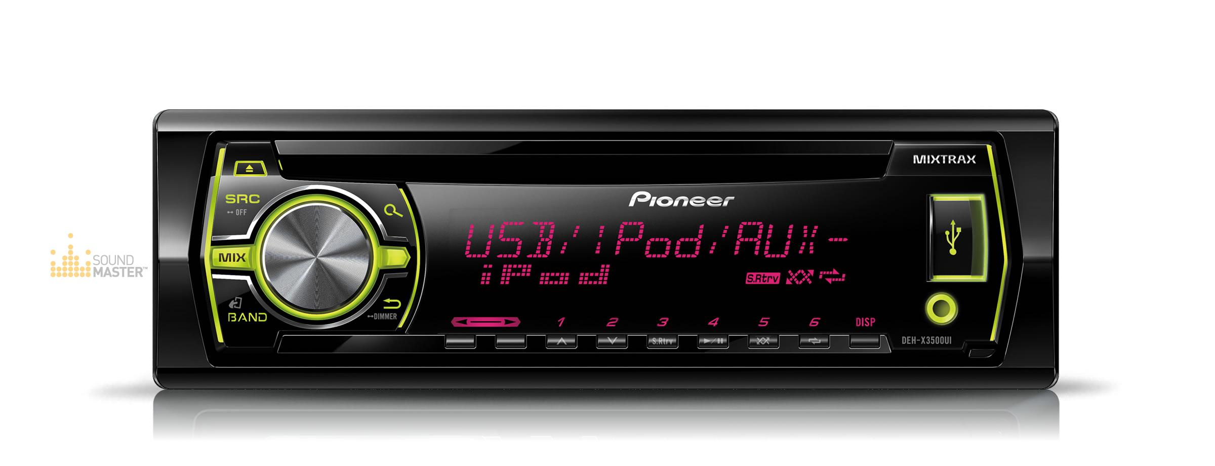 AUTORRADIOS: AUTORADIO PIONEER DEH-X3550UI USB/Multicolor